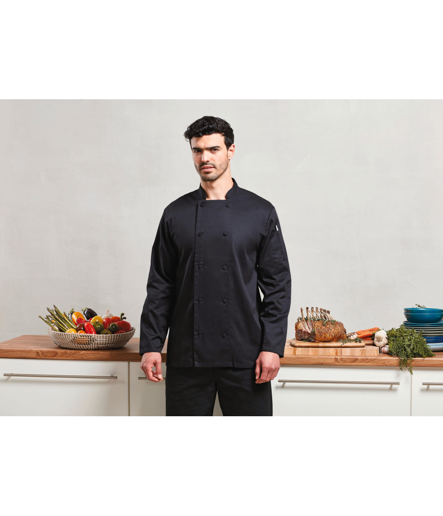 Veste chef cuisinier manches longues Coolchecker®