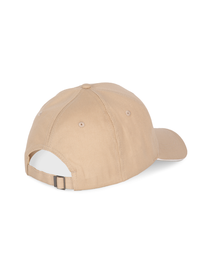 Casquette avec sandwich contrasté - 6 panneaux