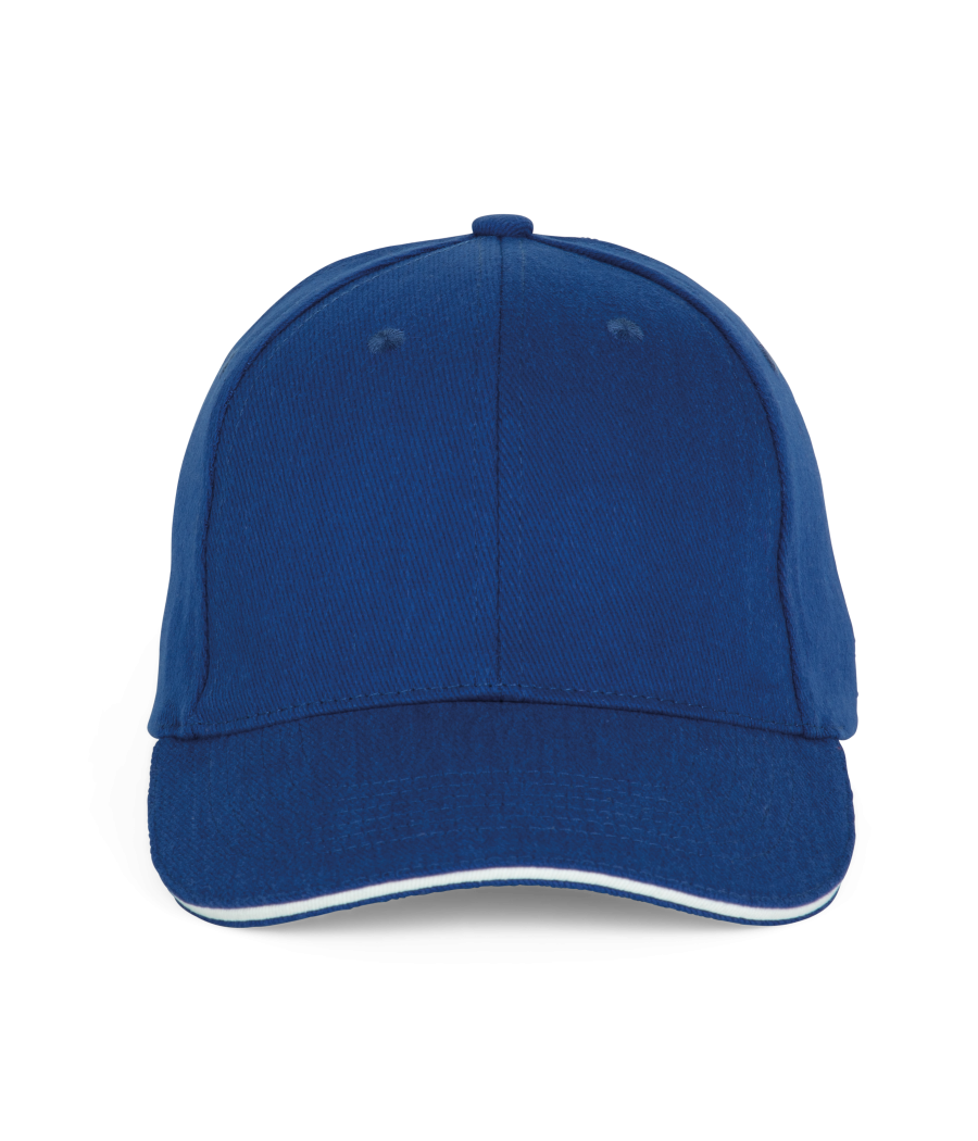 Casquette Baseball avec sandwich - 6 panneaux