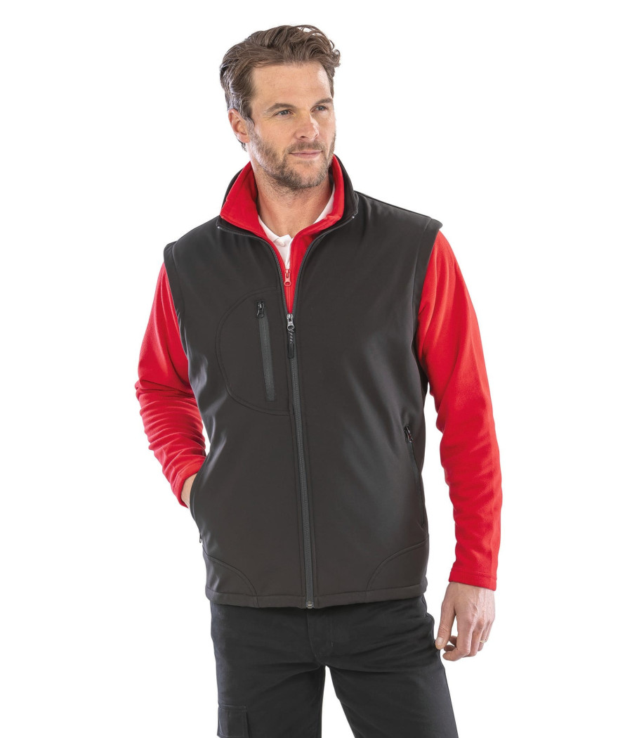 Bodywarmer softshell