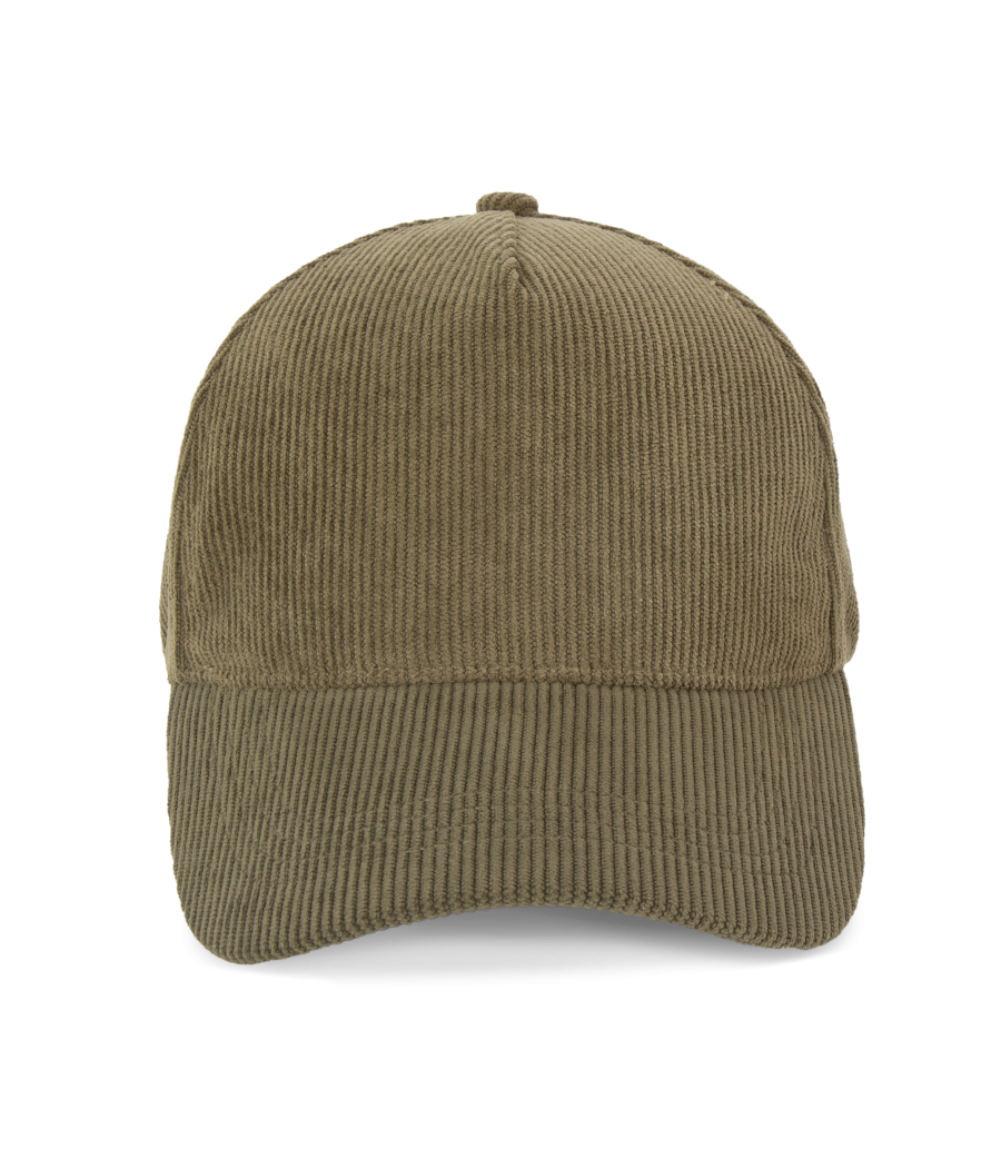 Casquette 5 panneaux en velours