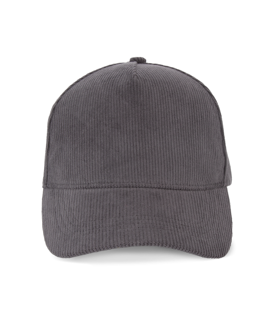 Casquette 5 panneaux en velours