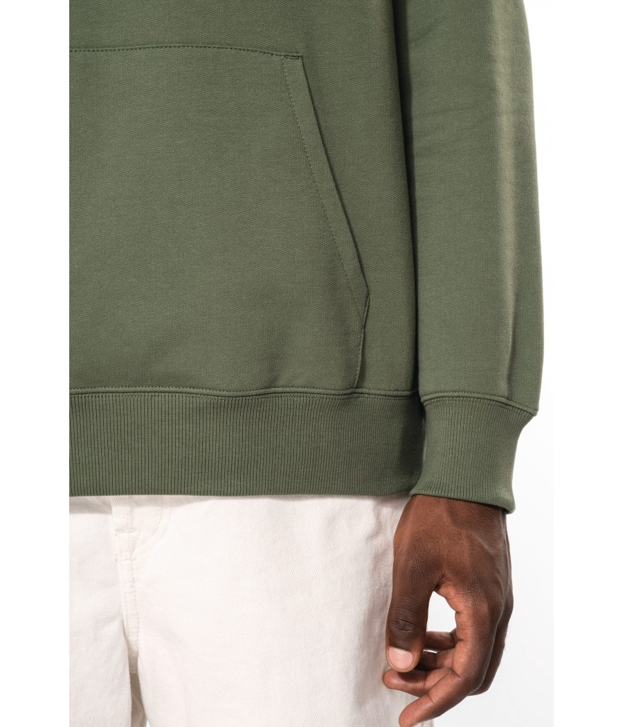 Sweat-shirt recyclé à capuche unisexe