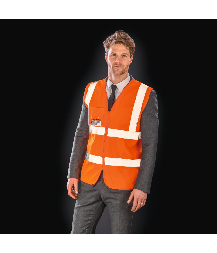 Gilet de sécurité zippé