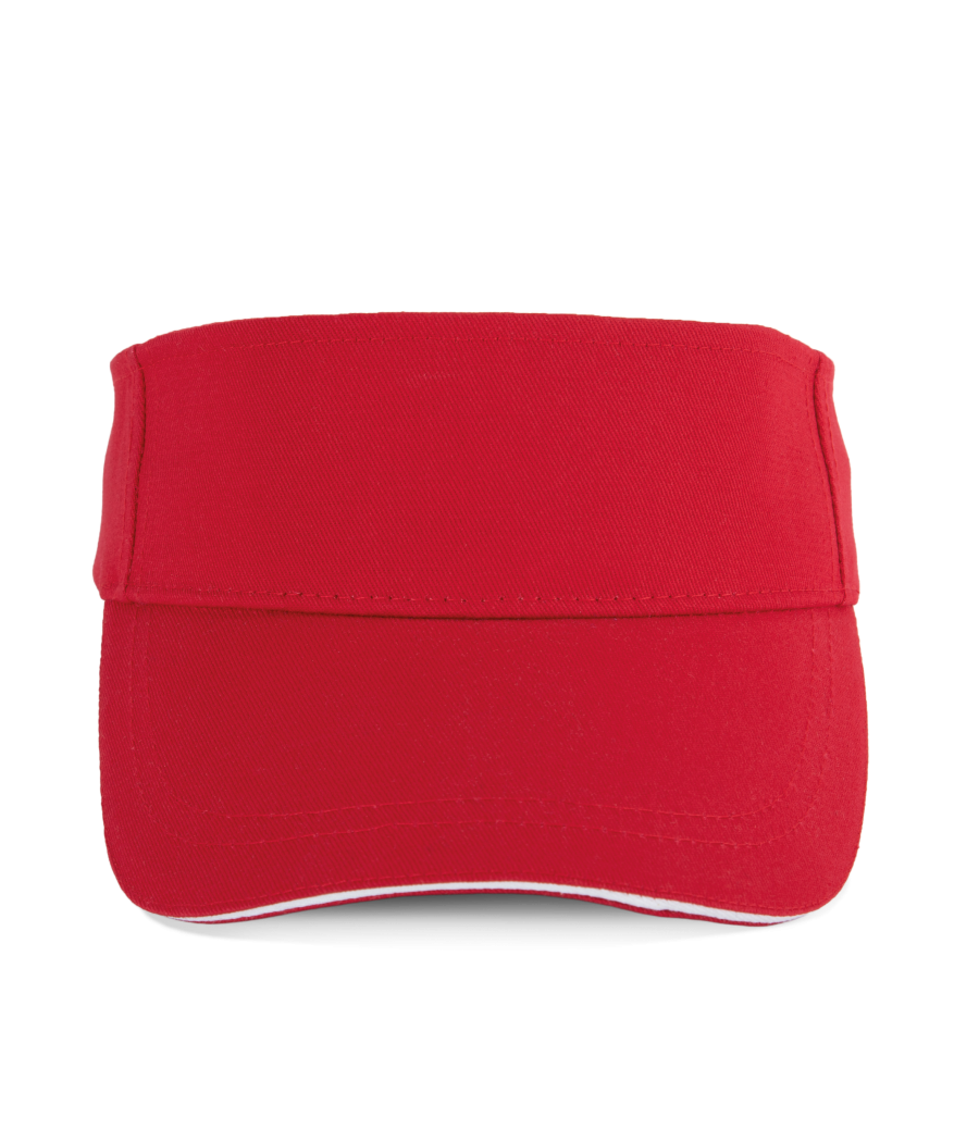 Visière sport en coton