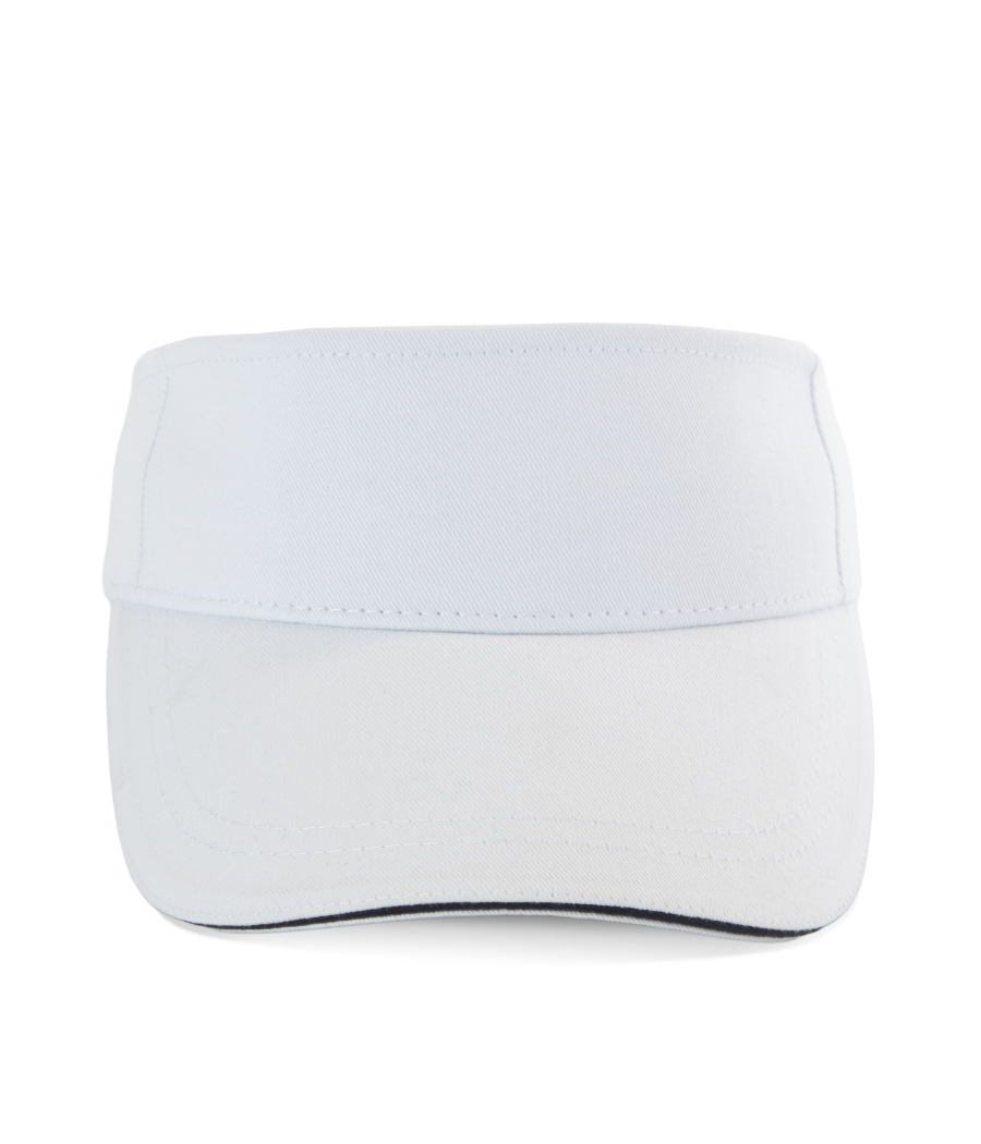 Visière sport en coton