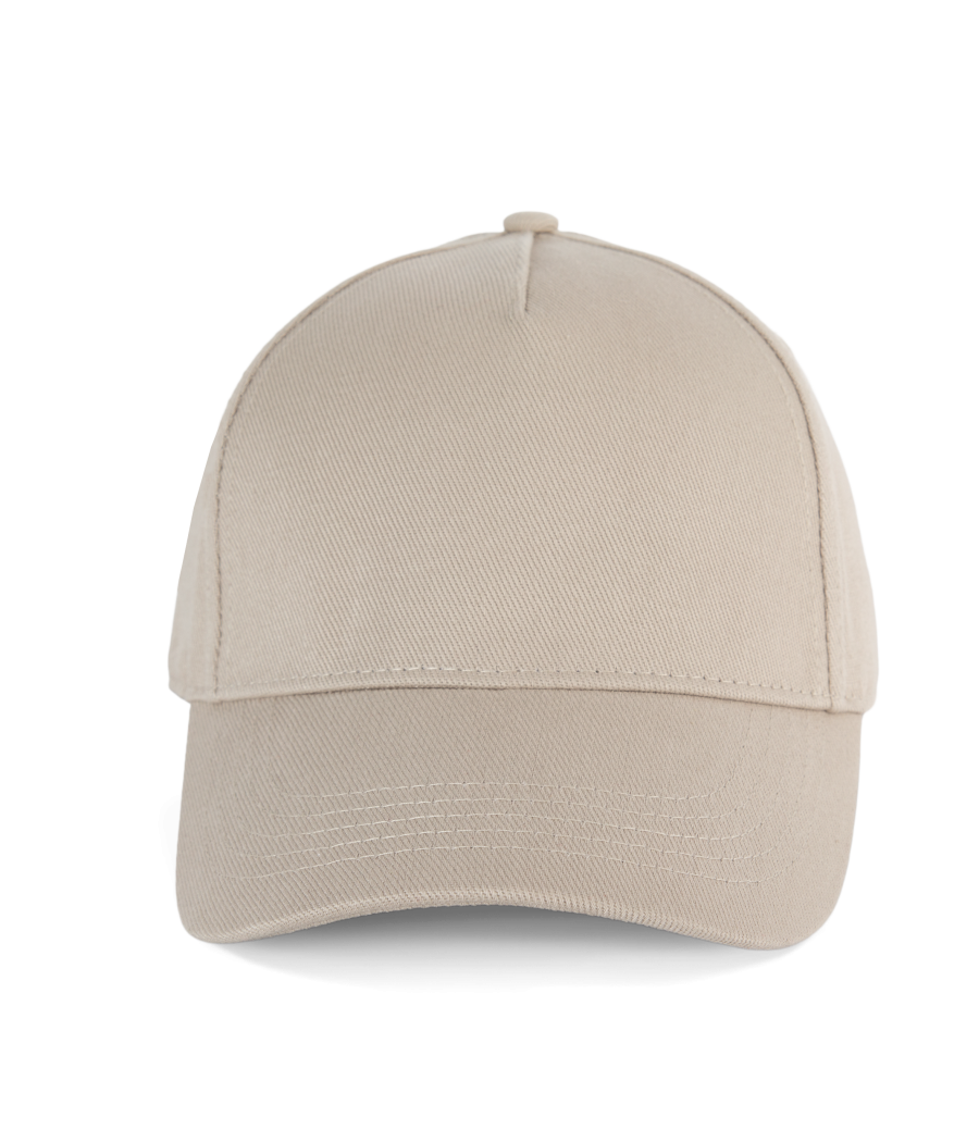 Casquette en coton bio 5 panneaux - K-up Gold Label