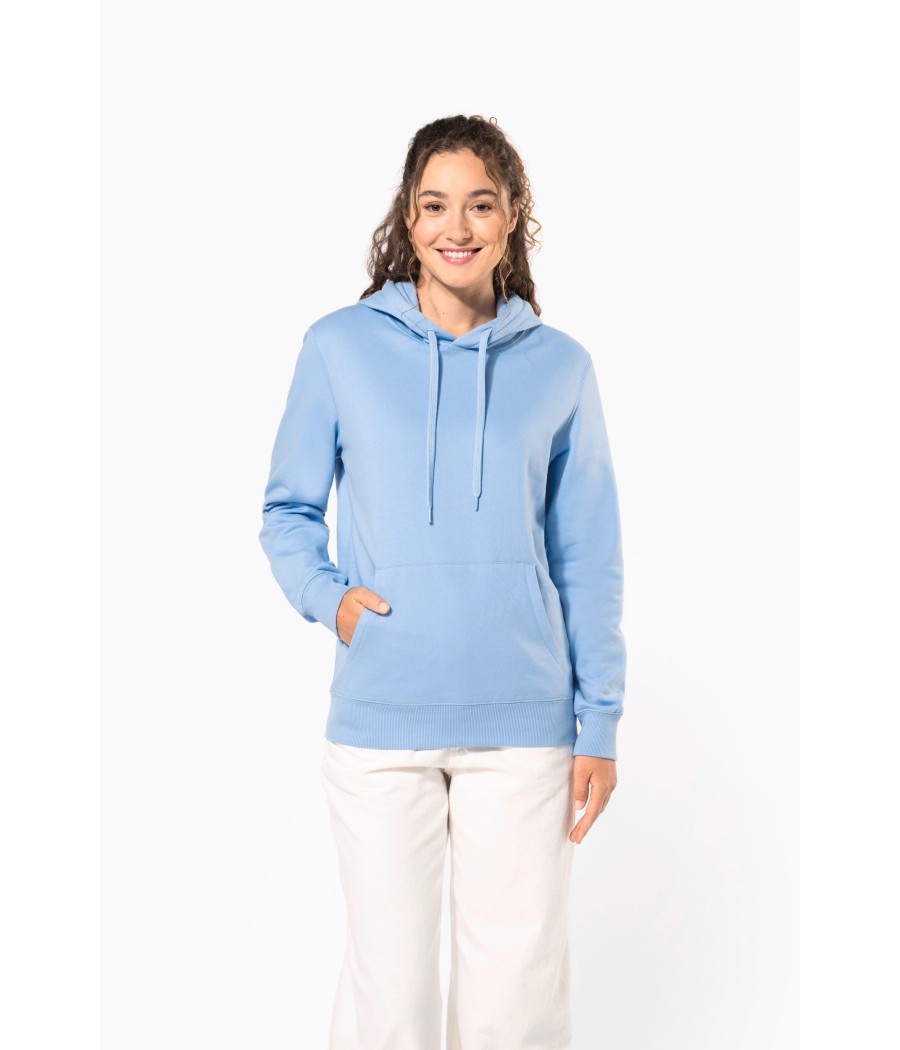 Sweat-shirt recyclé à capuche unisexe