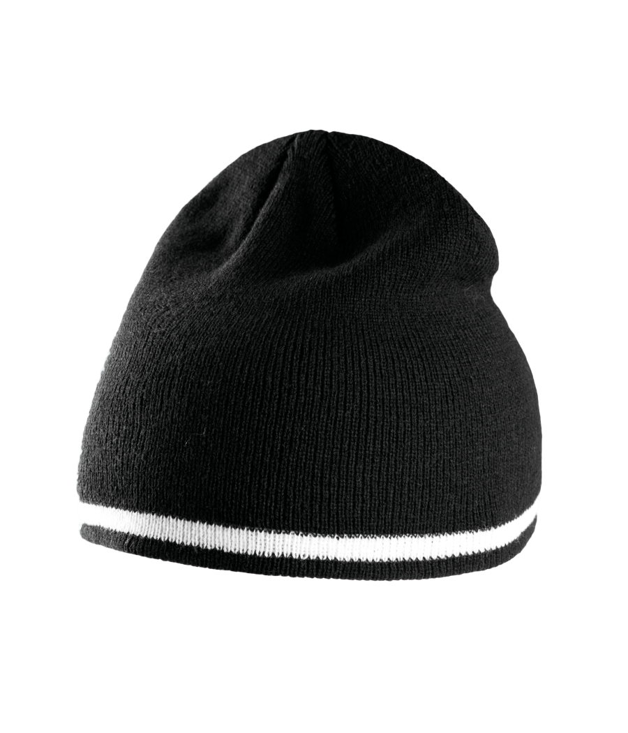 Bonnet bande bicolore contrastée