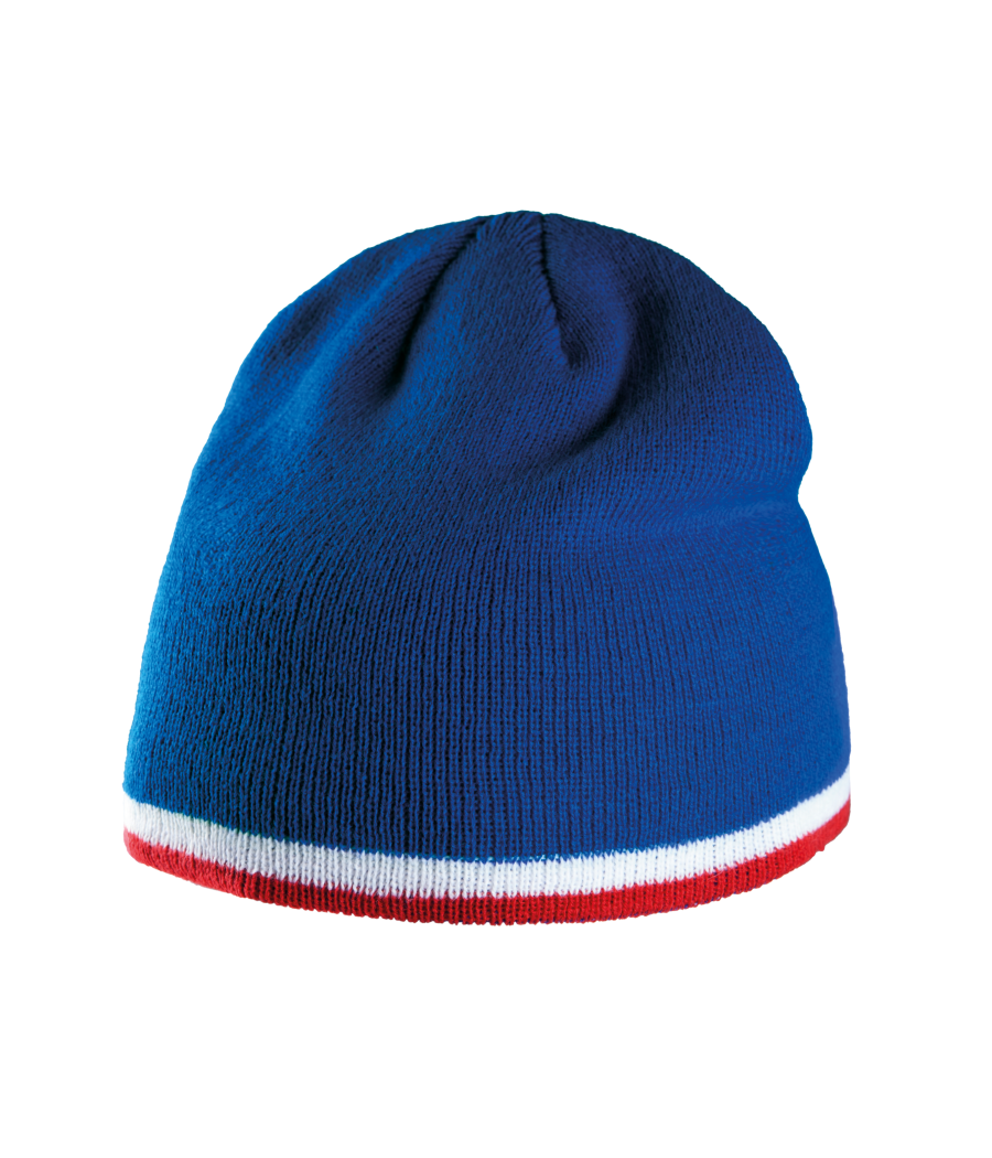 Bonnet bande bicolore contrastée