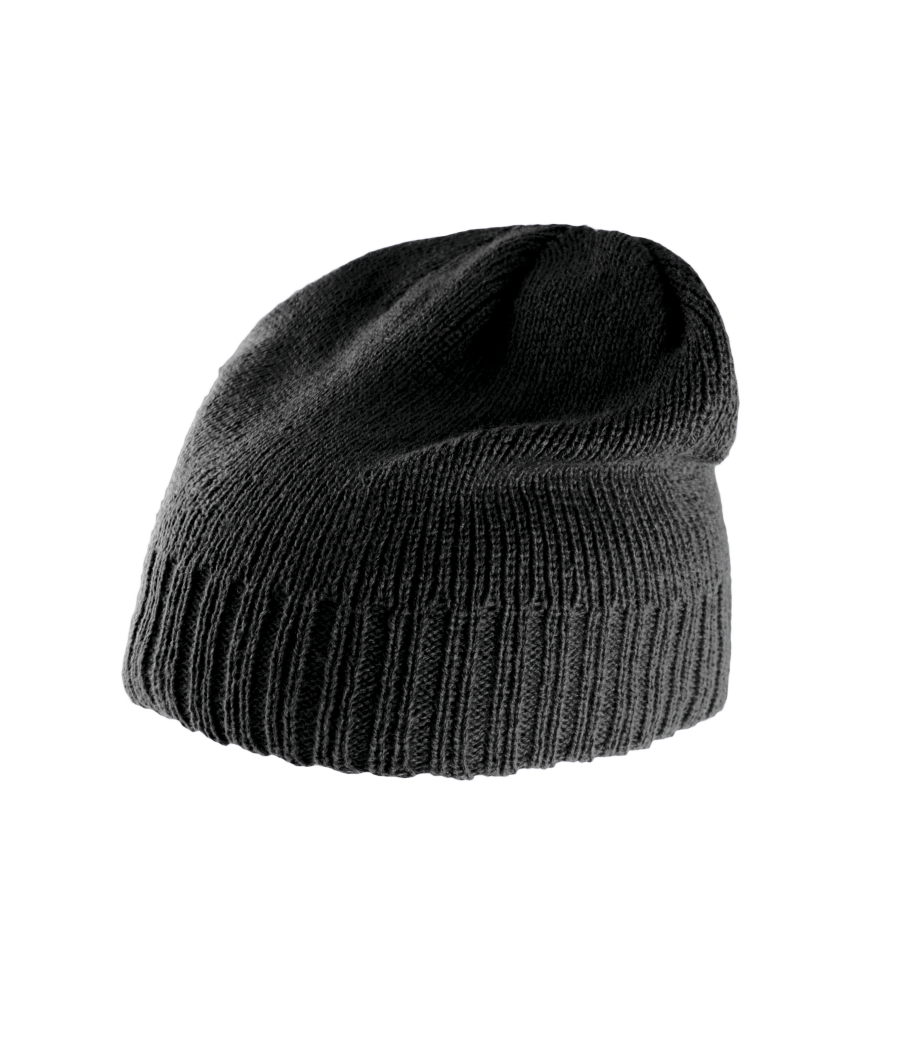 Bonnet bordure côtelée