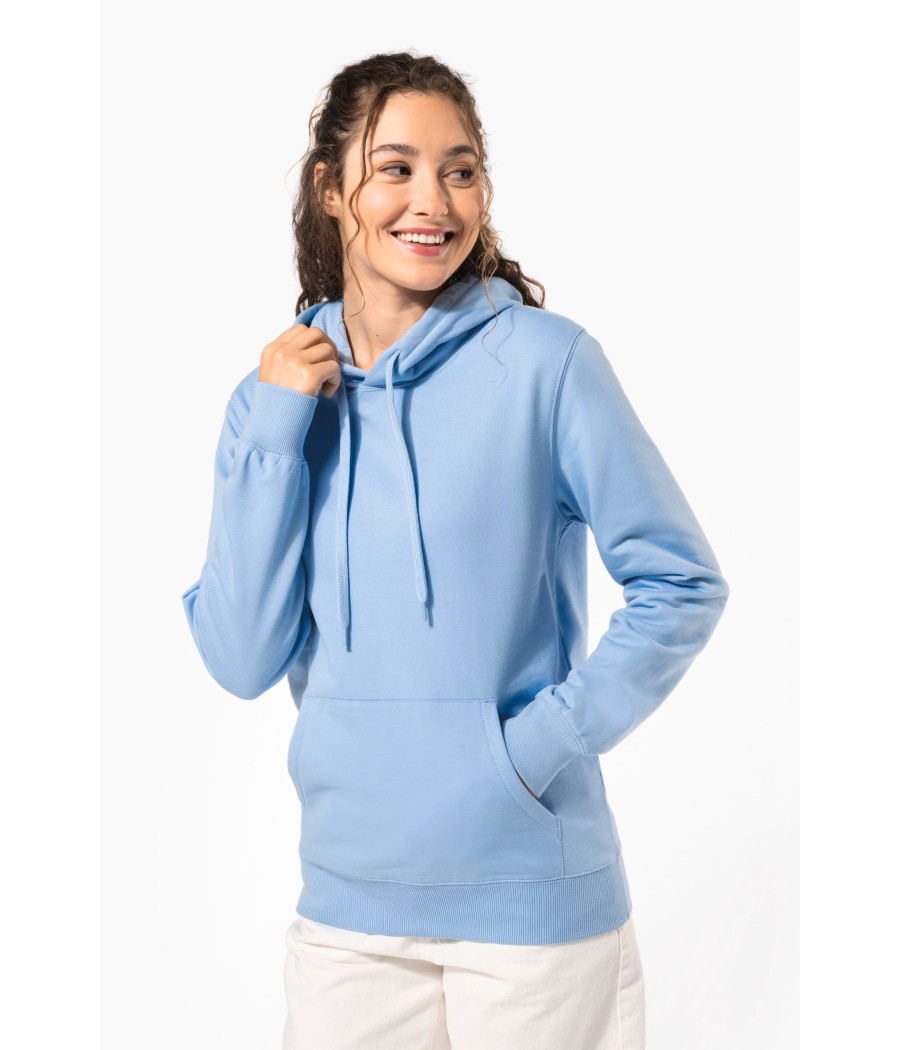 Sweat-shirt recyclé à capuche unisexe