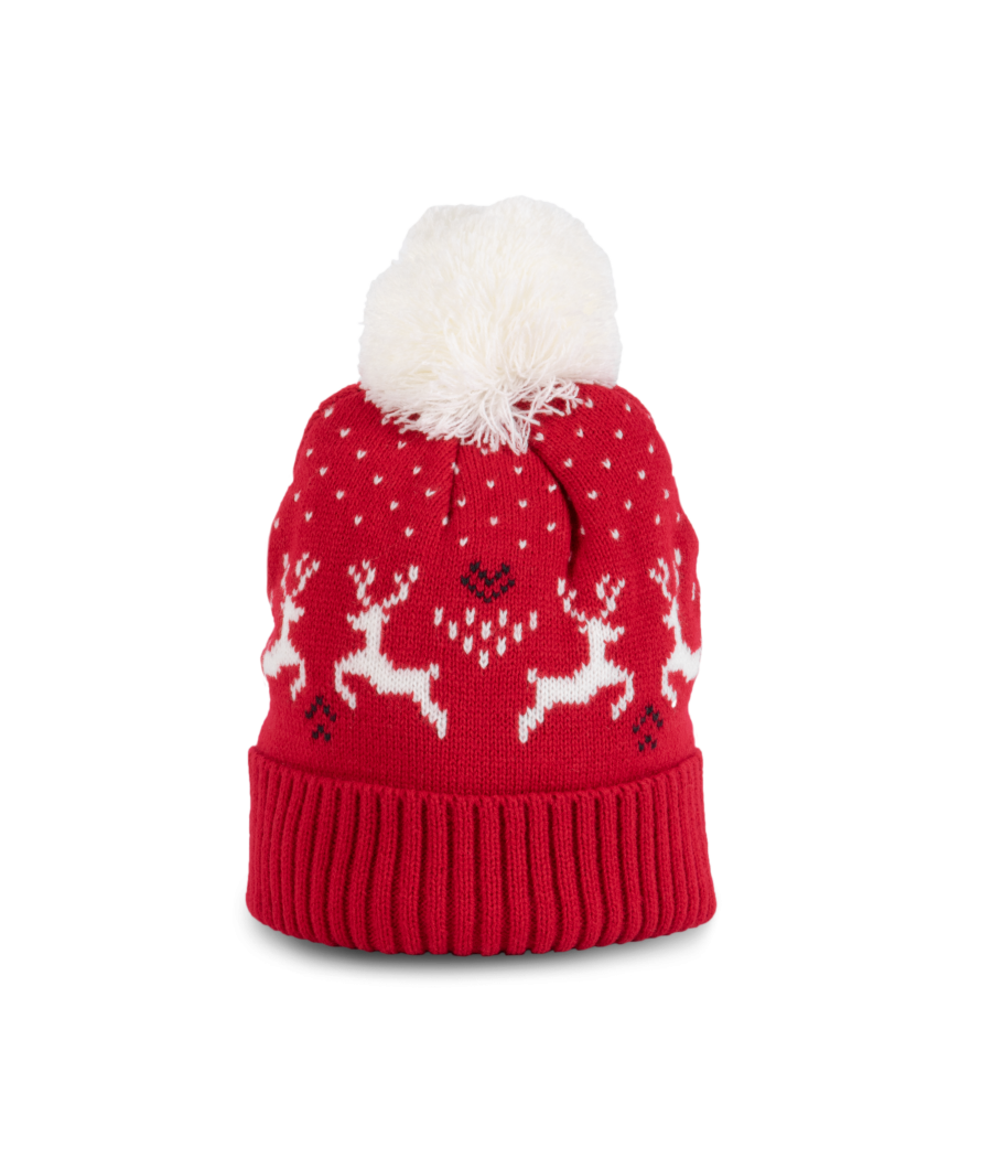 Bonnet de Noël motifs rennes