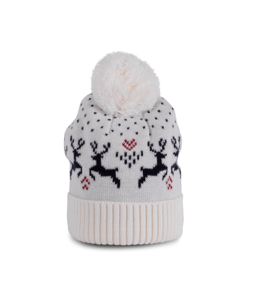 Bonnet de Noël motifs rennes