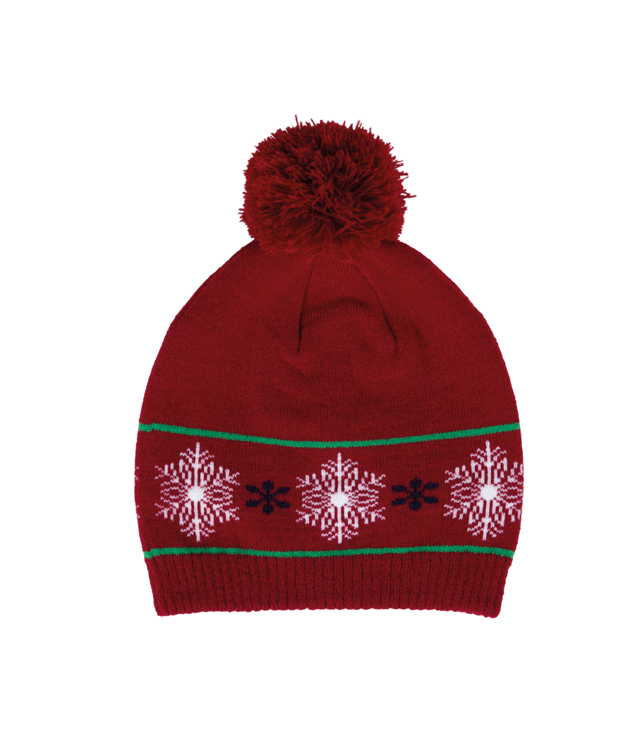 Bonnet motifs de Noël