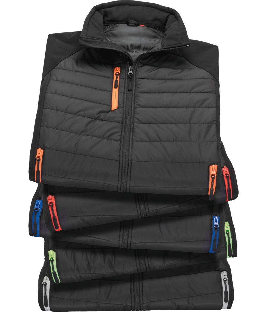 Gilet softshell rembourré black compass recyclé