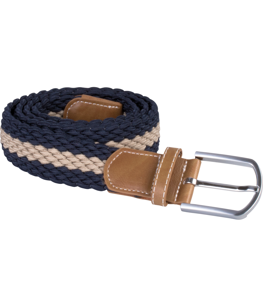 Ceinture tressée élastiquée