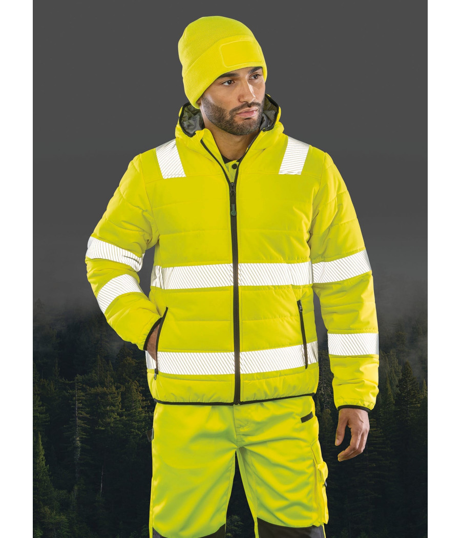 Veste de sécurité recyclée ripstop padded