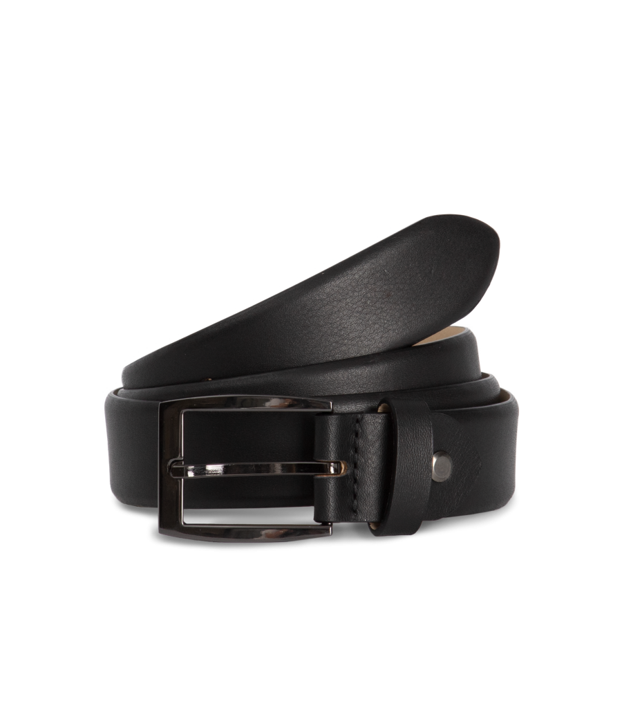 Ceinture classique à bord arrondi réglable