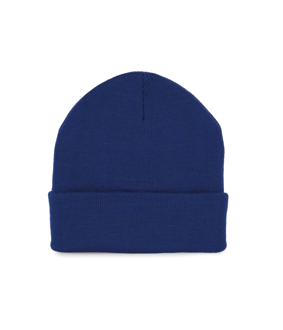 Bonnet recyclé avec revers tricoté