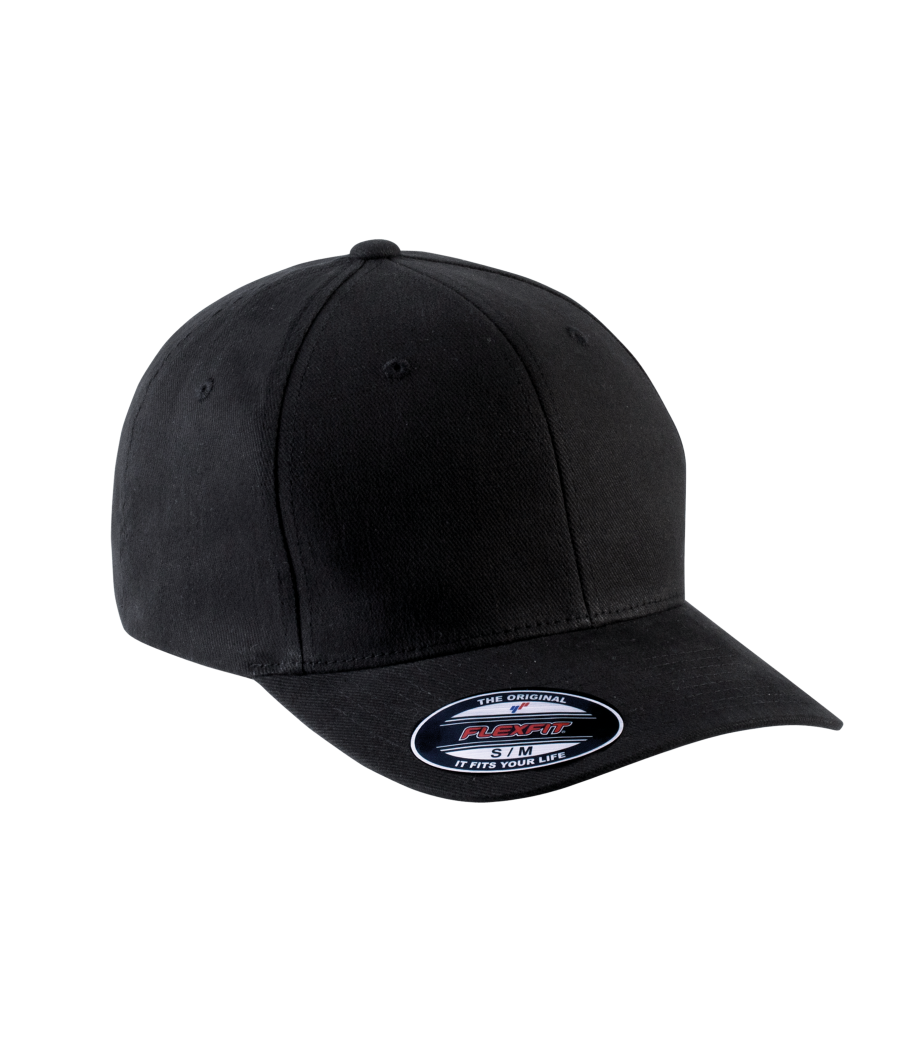 Casquette Flexfit coton brossé - 6 panneaux