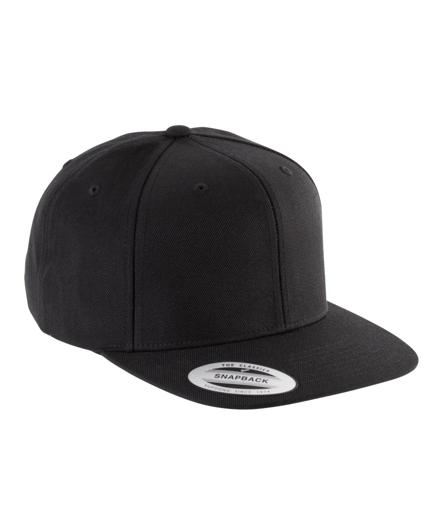 Casquette visière plate - 6 panneaux