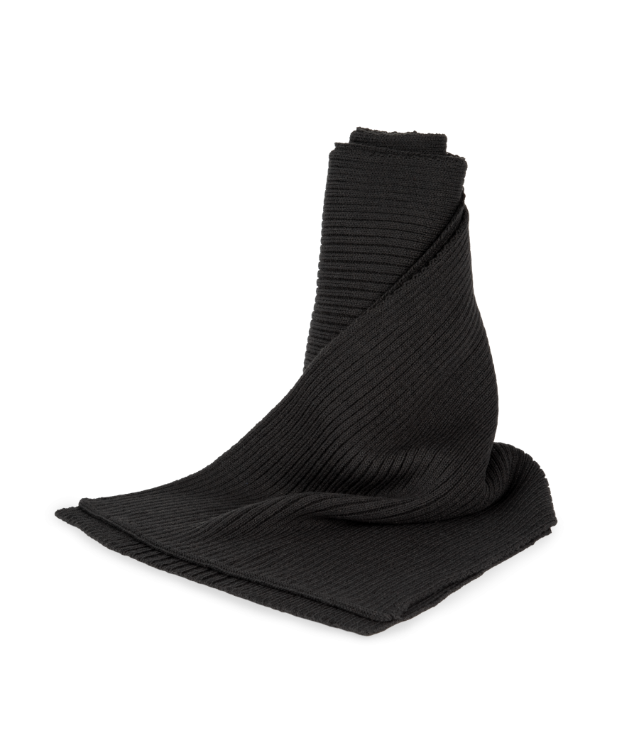 Écharpe à maille côtelée