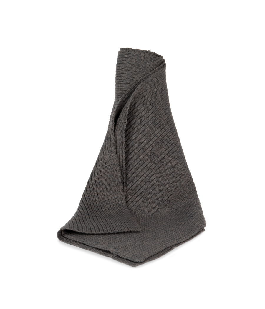 Écharpe à maille côtelée