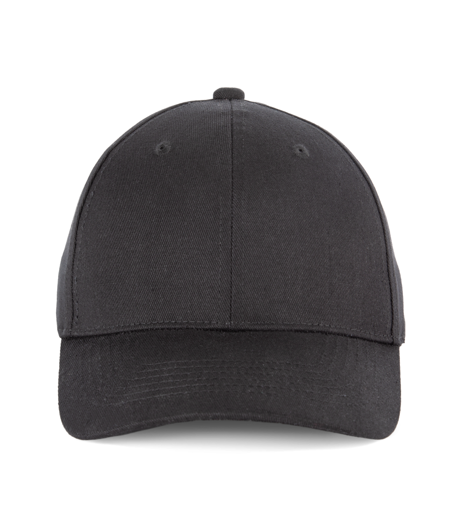 Casquette 6 panneaux en coton recyclé