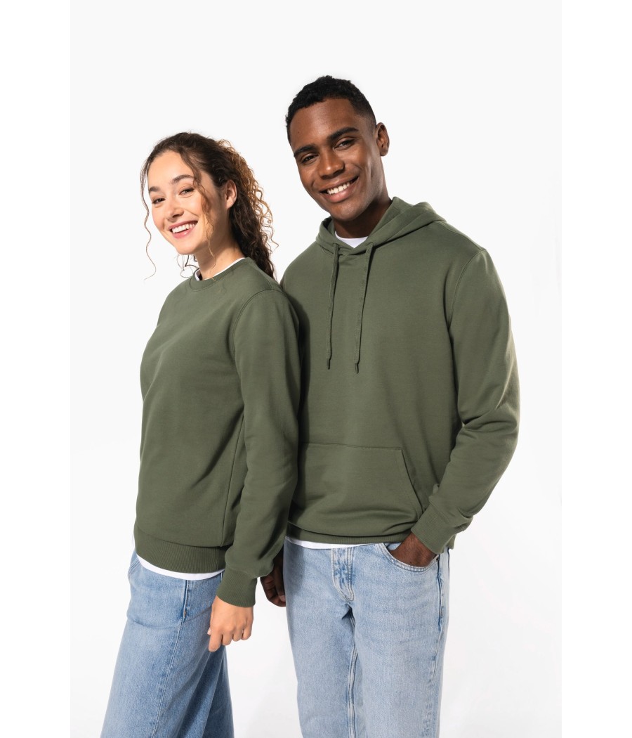 Sweat-shirt recyclé à capuche unisexe