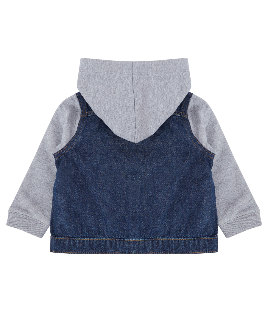 Veste en jean à capuche enfant