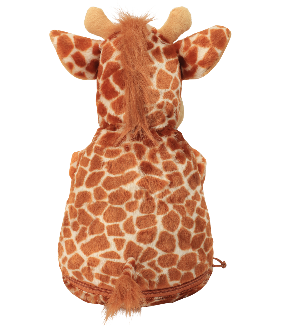 Peluche zippée Girafe
