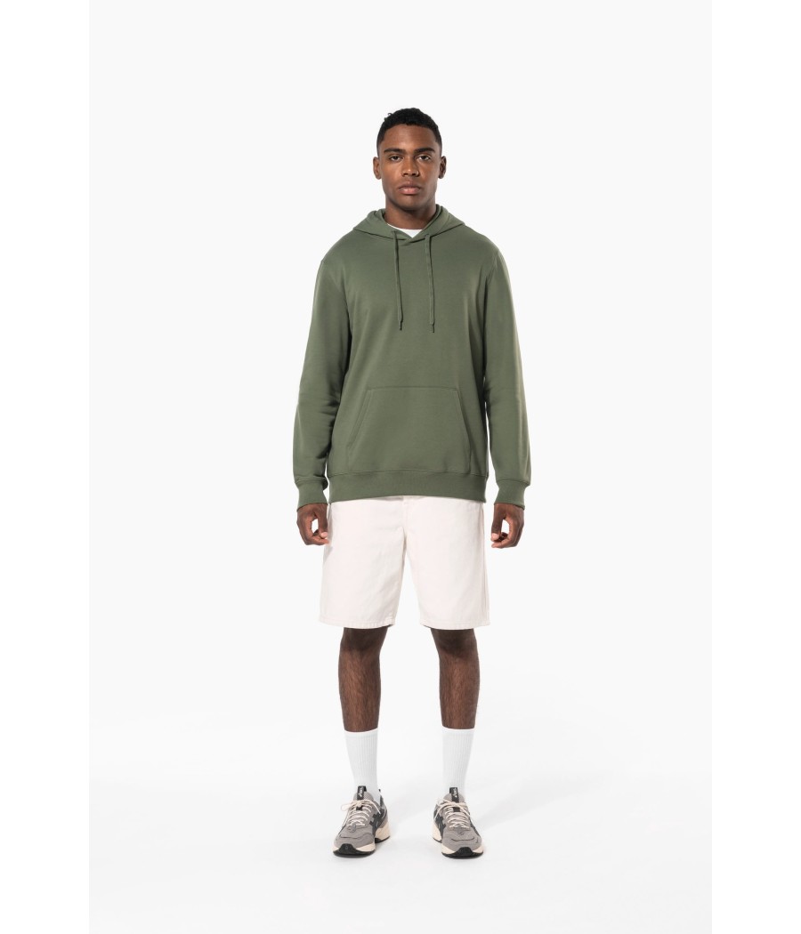 Sweat-shirt recyclé à capuche unisexe