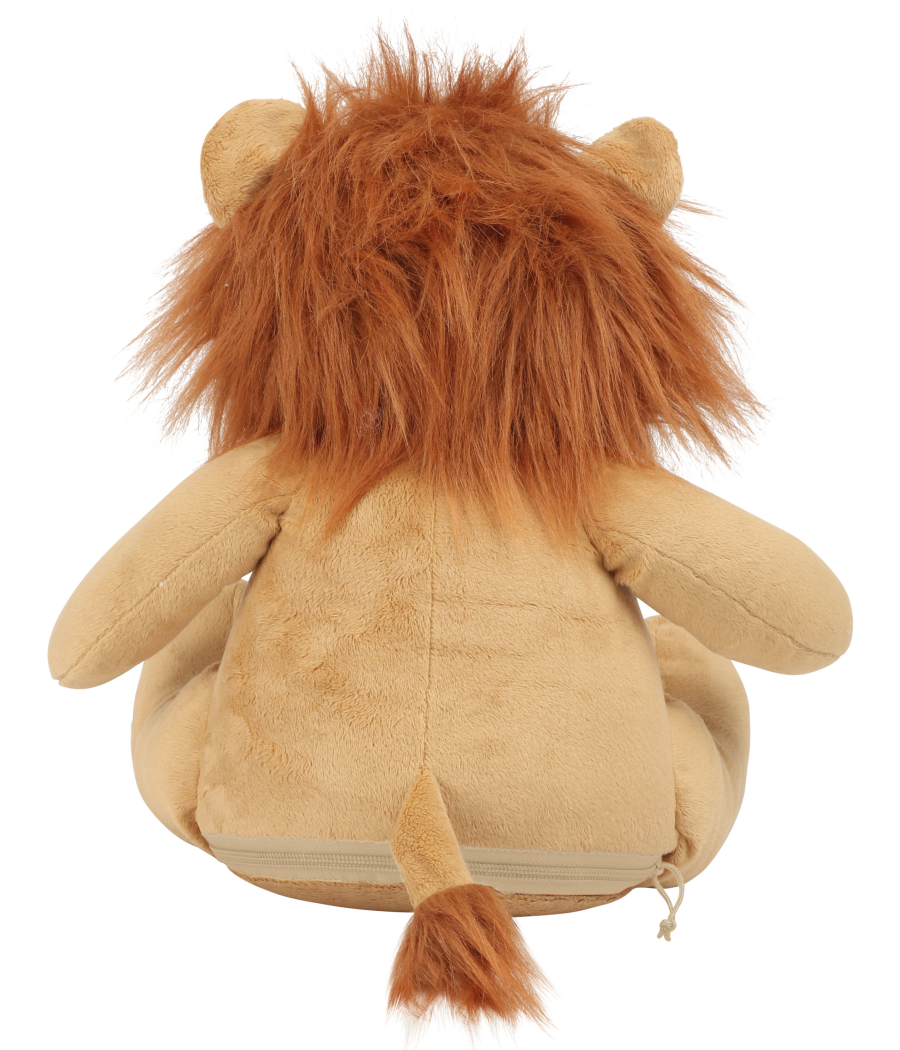 Peluche zippée Lion
