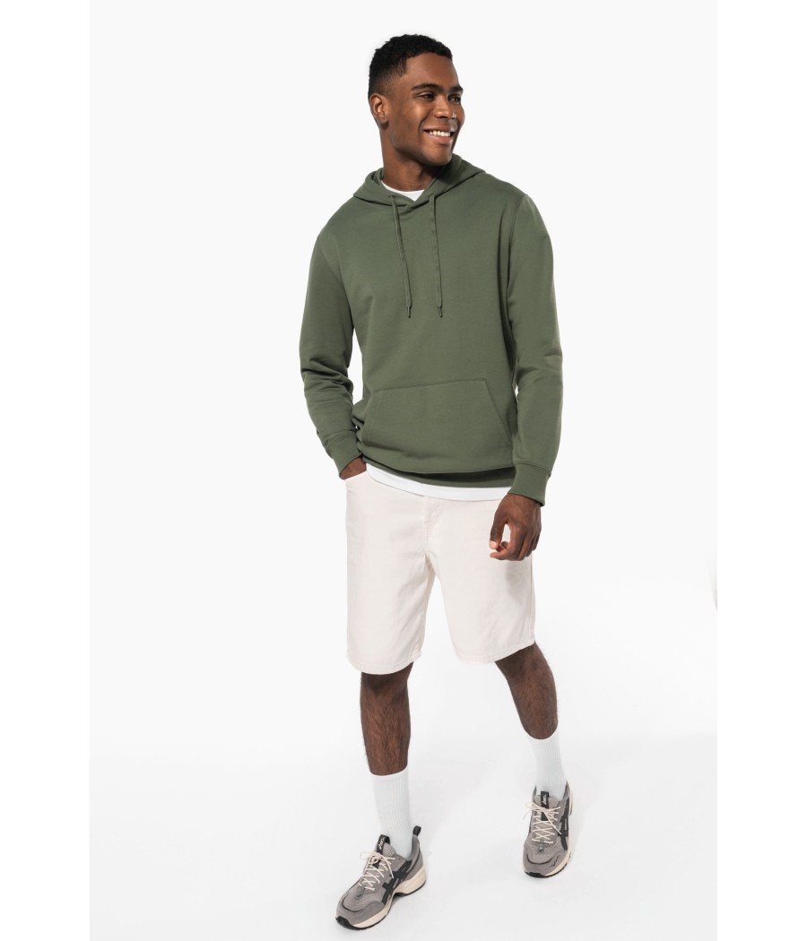 Sweat-shirt recyclé à capuche unisexe