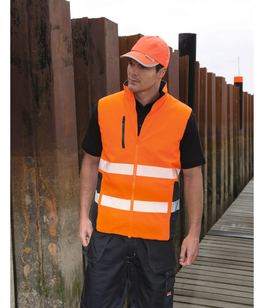 Bodywarmer de sécurité réversible
