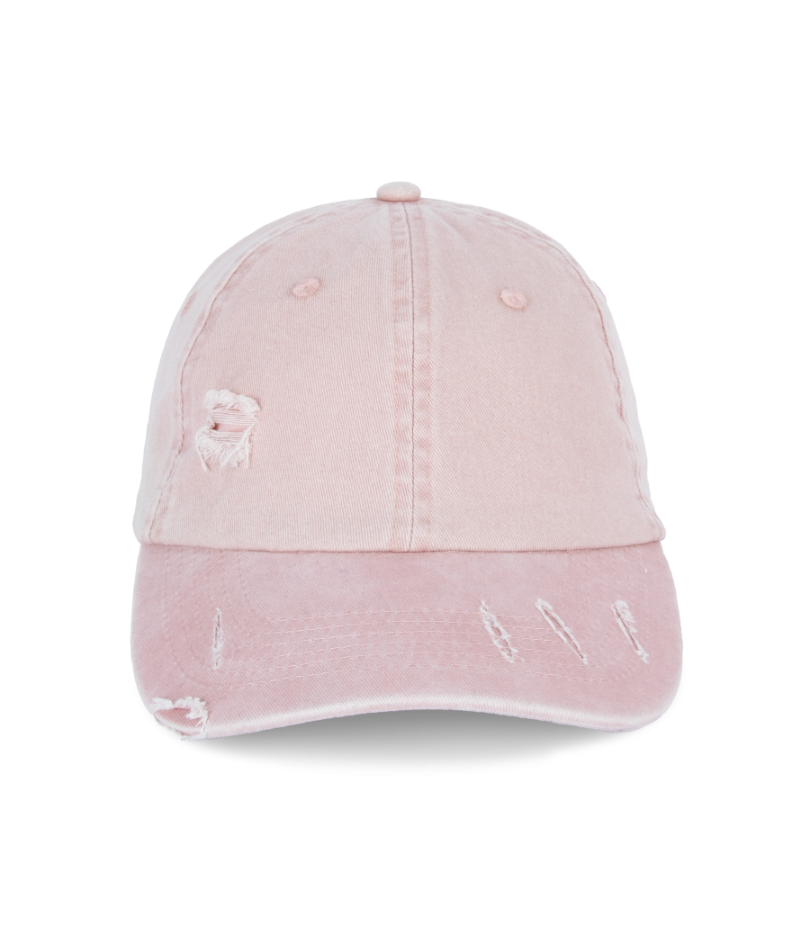 Casquette écoresponsable effet déchiré unisexe