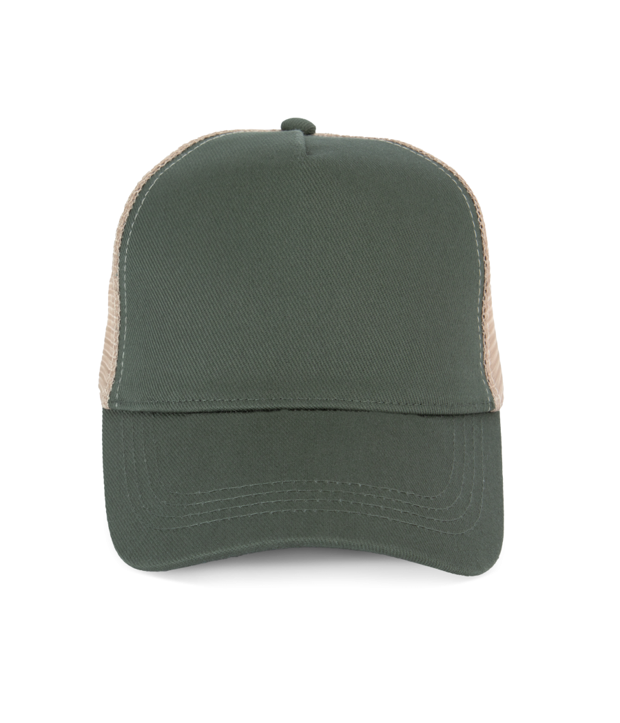 Casquette trucker écoresponsable 5 panneaux unisexe