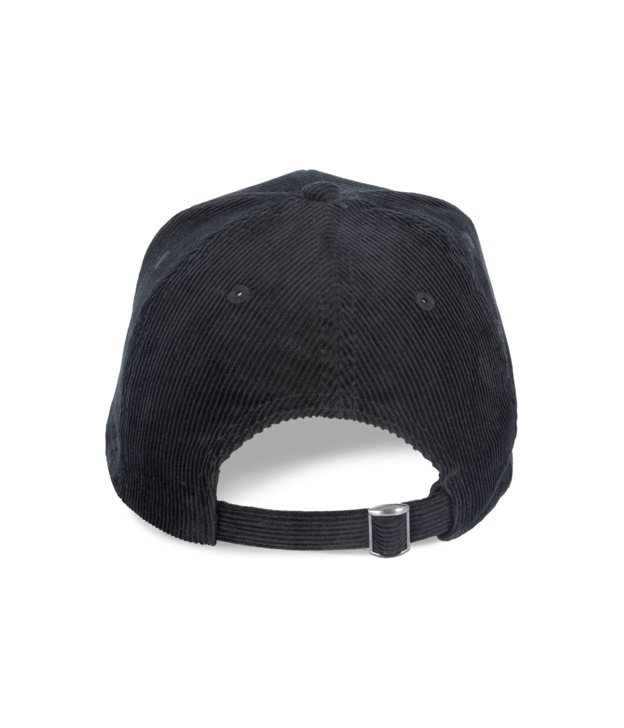 Casquette écoresponsable en velours côtelé 6 panneaux unisexe
