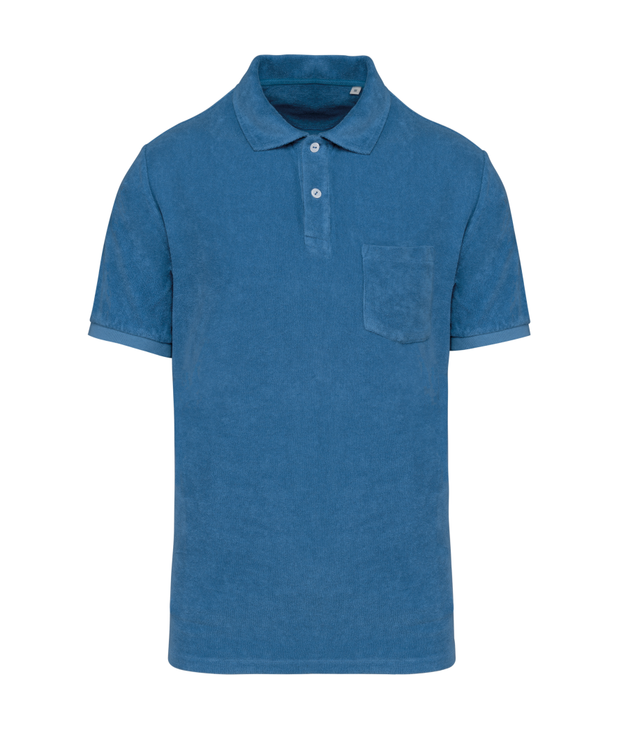 Polo écoresponsable en éponge homme