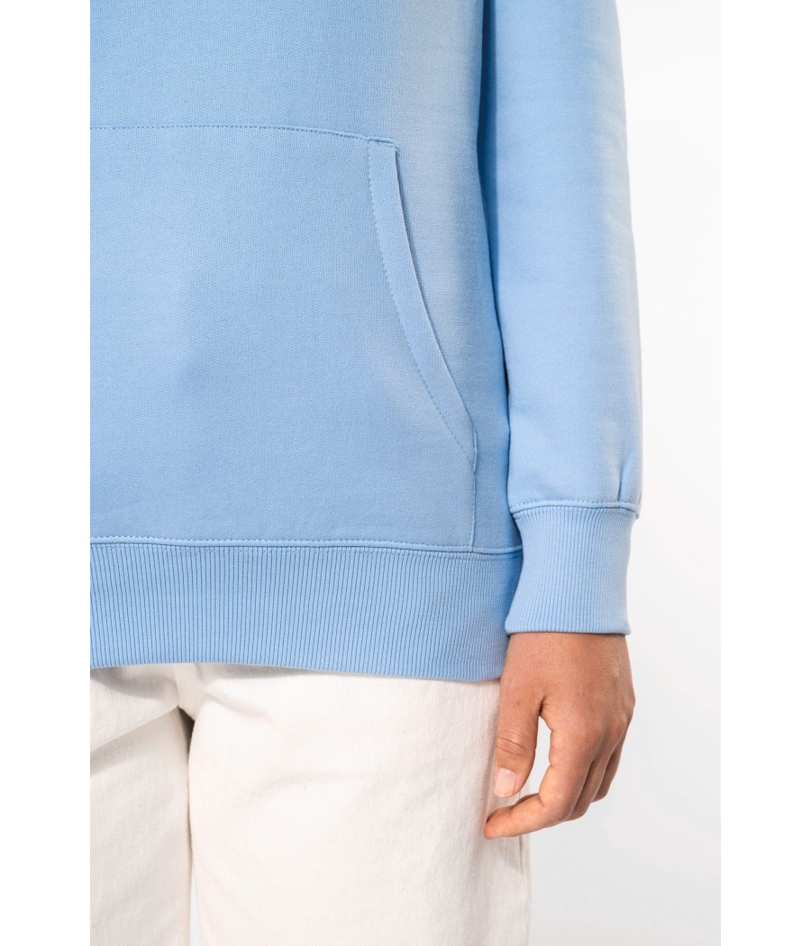 Sweat-shirt recyclé à capuche unisexe