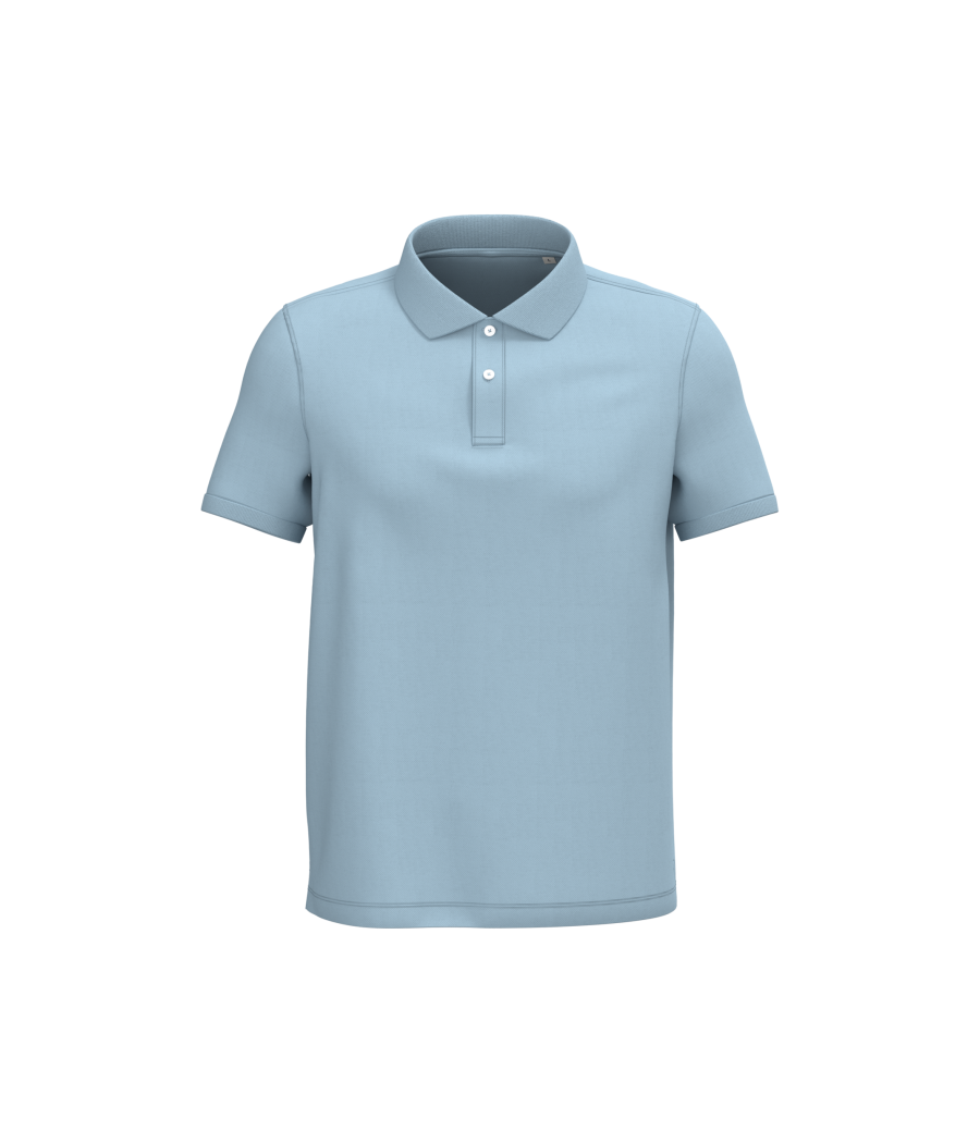 Polo écoresponsable maille piquée homme