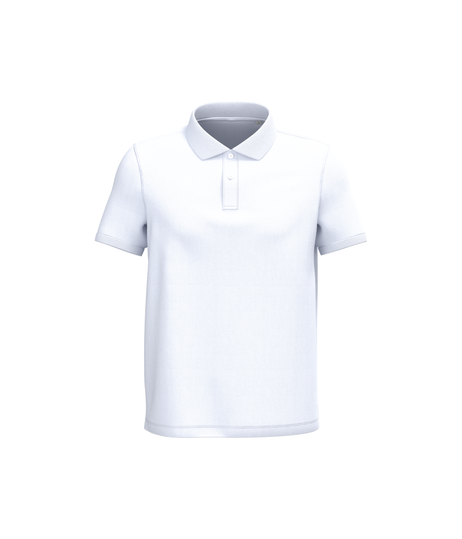 Polo écoresponsable maille piquée homme