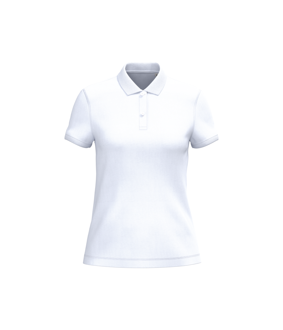 Polo écoresponsable maille piquée femme