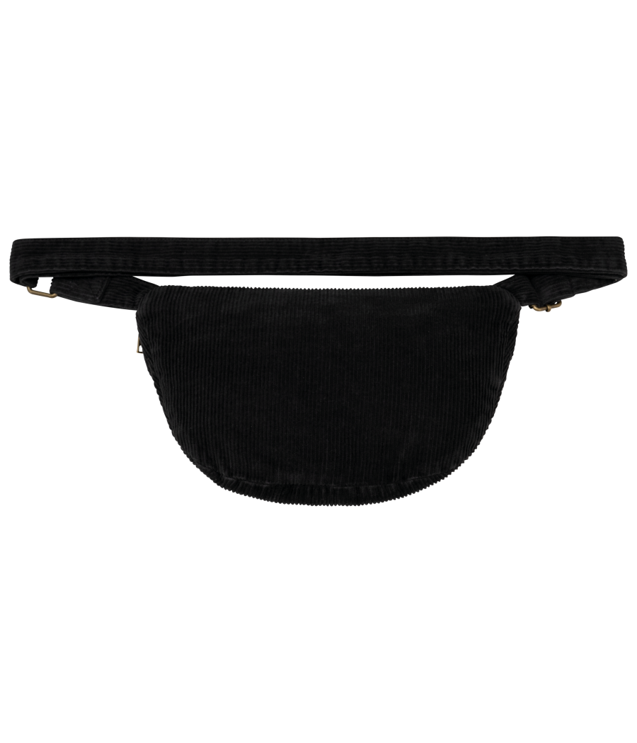 Banane écoresponsable délavée en velours côtelé