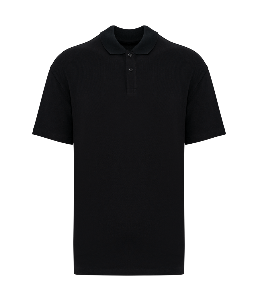 Polo écoresponsable maille piquée à épaules tombantes homme