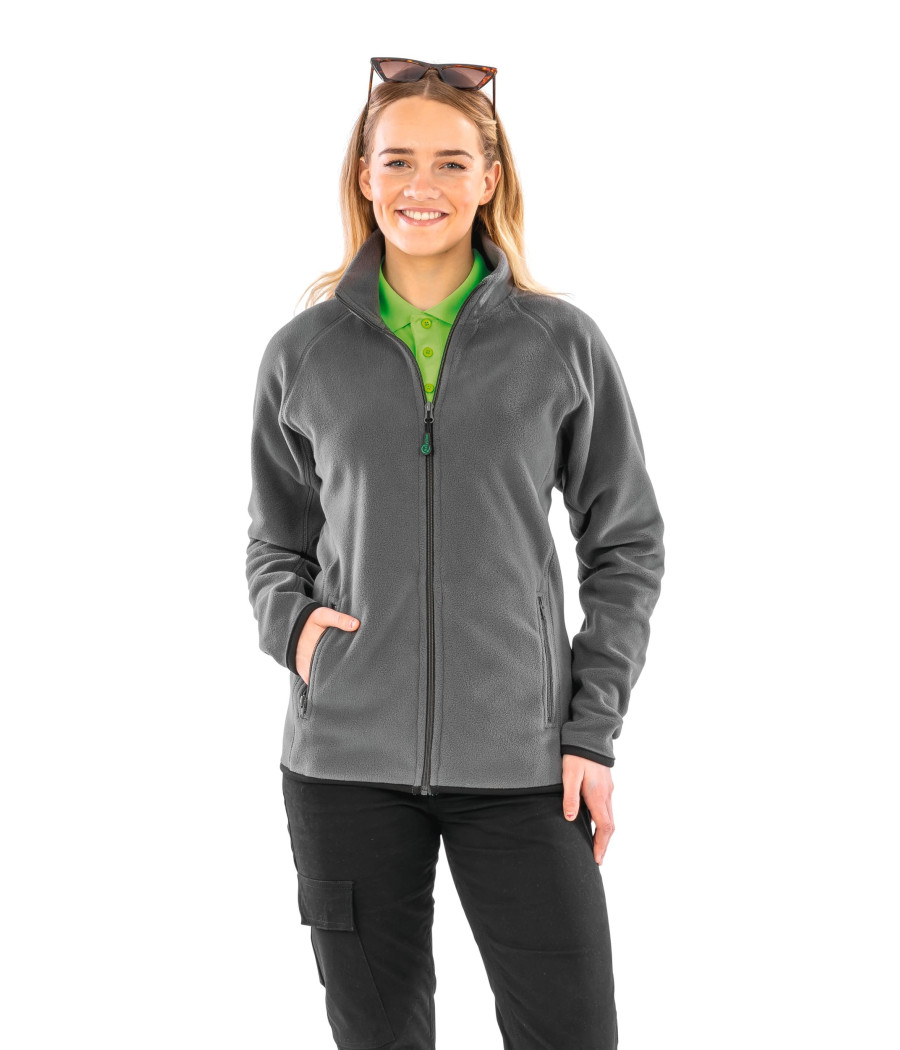 Veste polarthermique en polaire recyclée