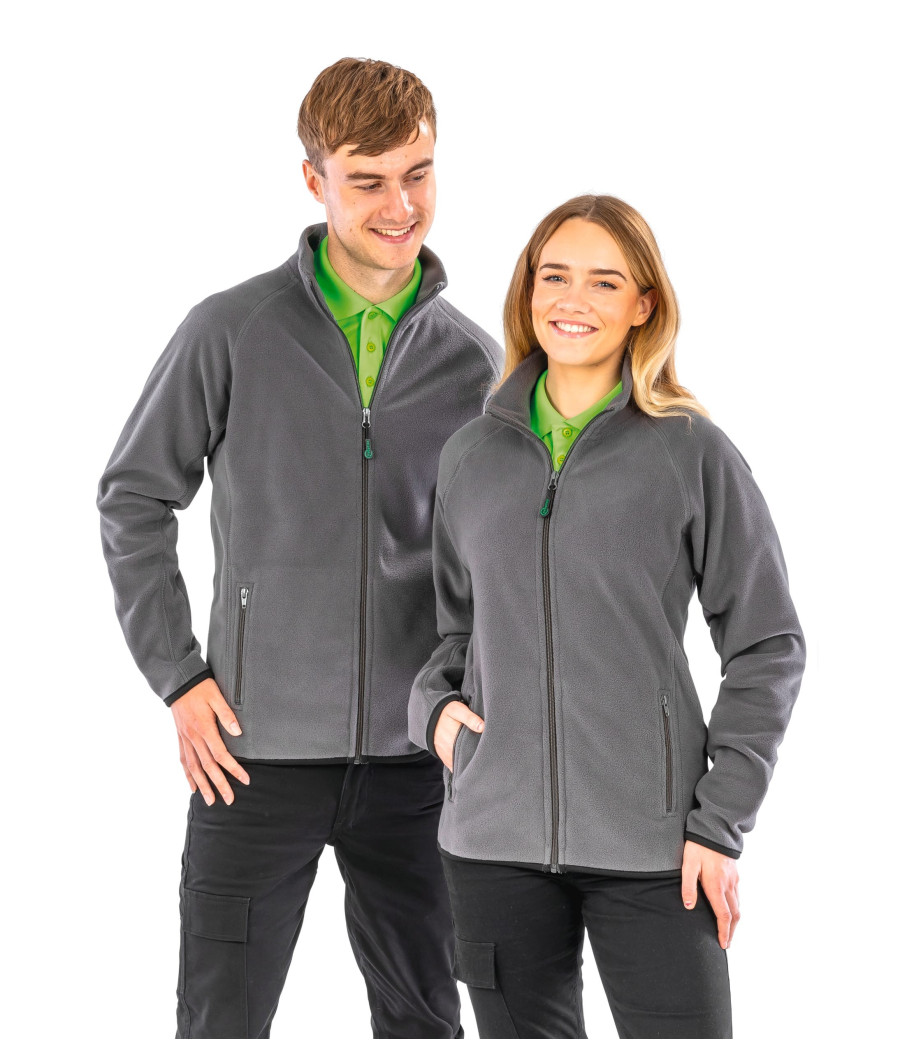 Veste polarthermique en polaire recyclée