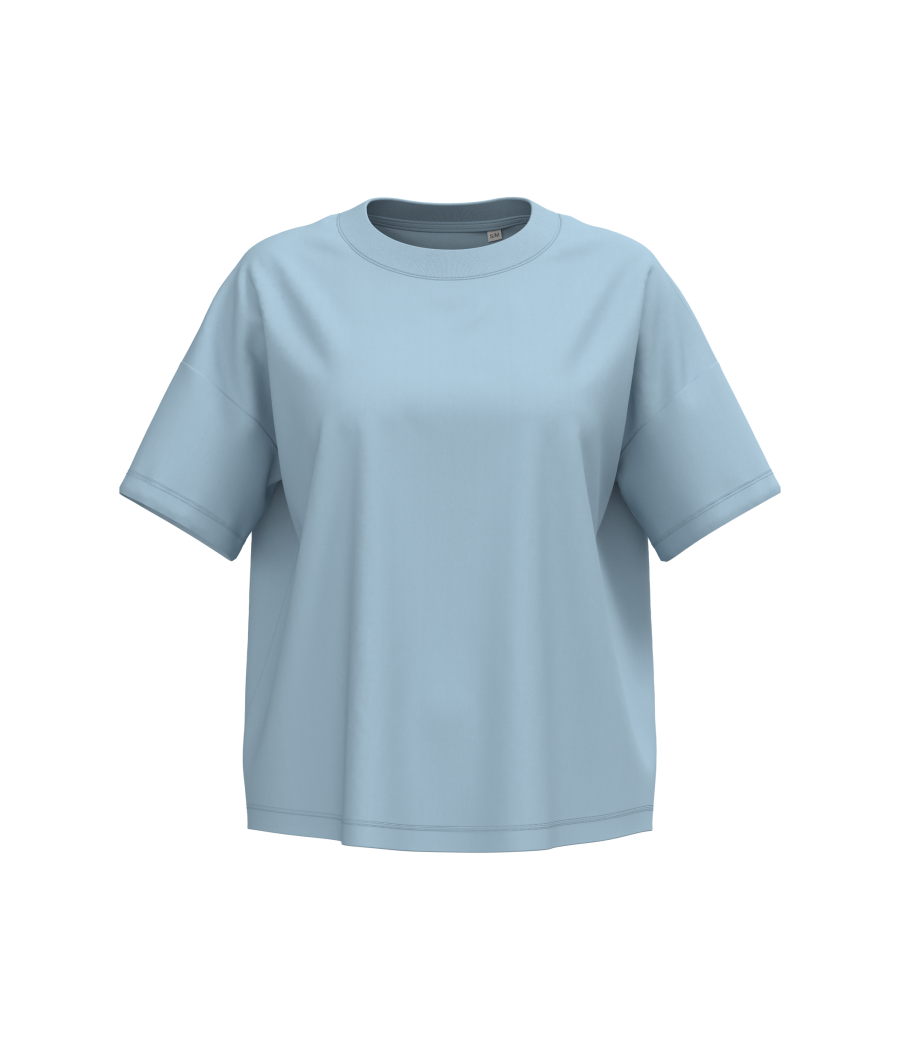 T-shirt écoresponsable oversize femme