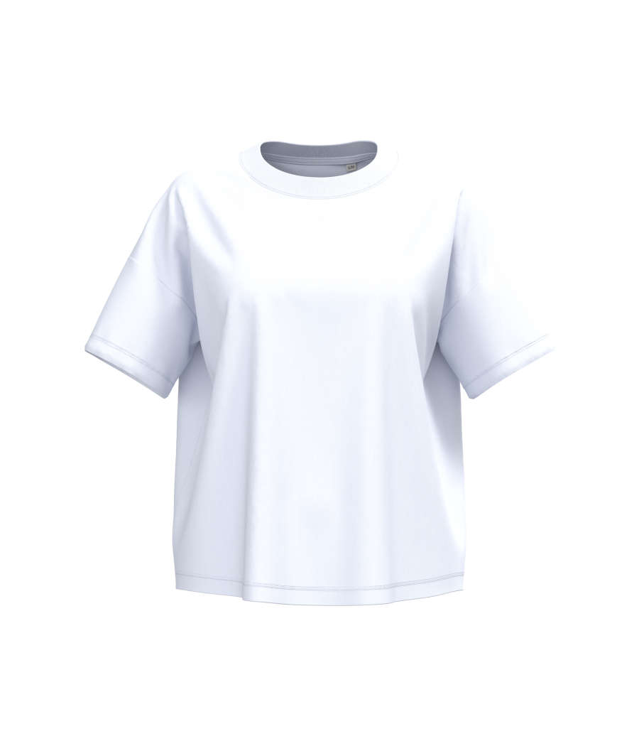 T-shirt écoresponsable oversize femme